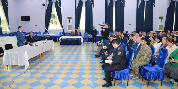 Rvo kənd inzibati ərazi dairəsinin sakinləri Taleh Qaraşovun səyyar qəbul-görüşündən razı qalıblar