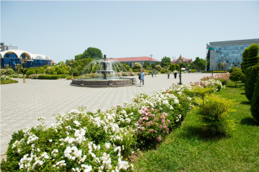 Heydər Əliyev parkı yaz fəslində